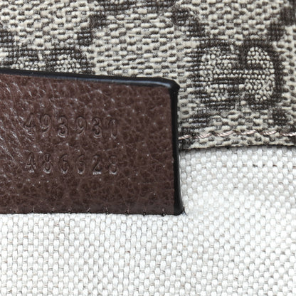 Gucci GG Supreme Monogram Neo Vintage Web Belt Bag Brown 7 of 9
