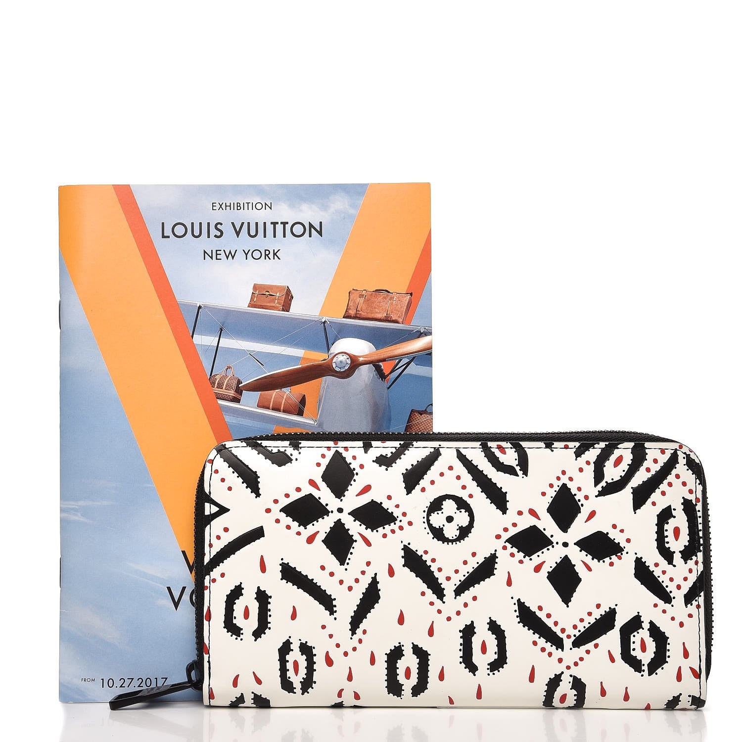 Louis Vuitton Calfskin Zippy Wallet Graphic Print 8 of 8