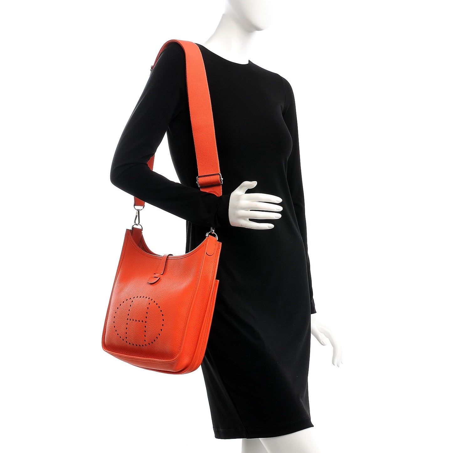 Taurillon Clemence Evelyne III PM Orange Poppy