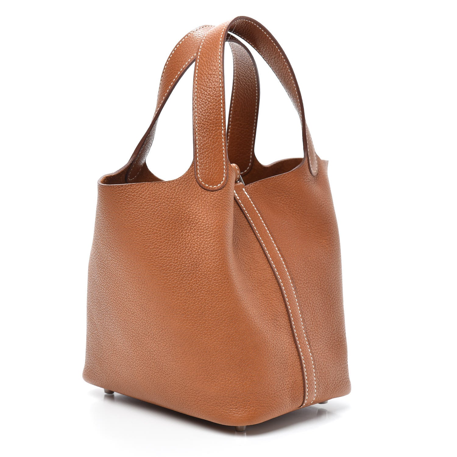 Hermes Taurillon Clemence Picotin Lock 18 PM Gold 3 of 9