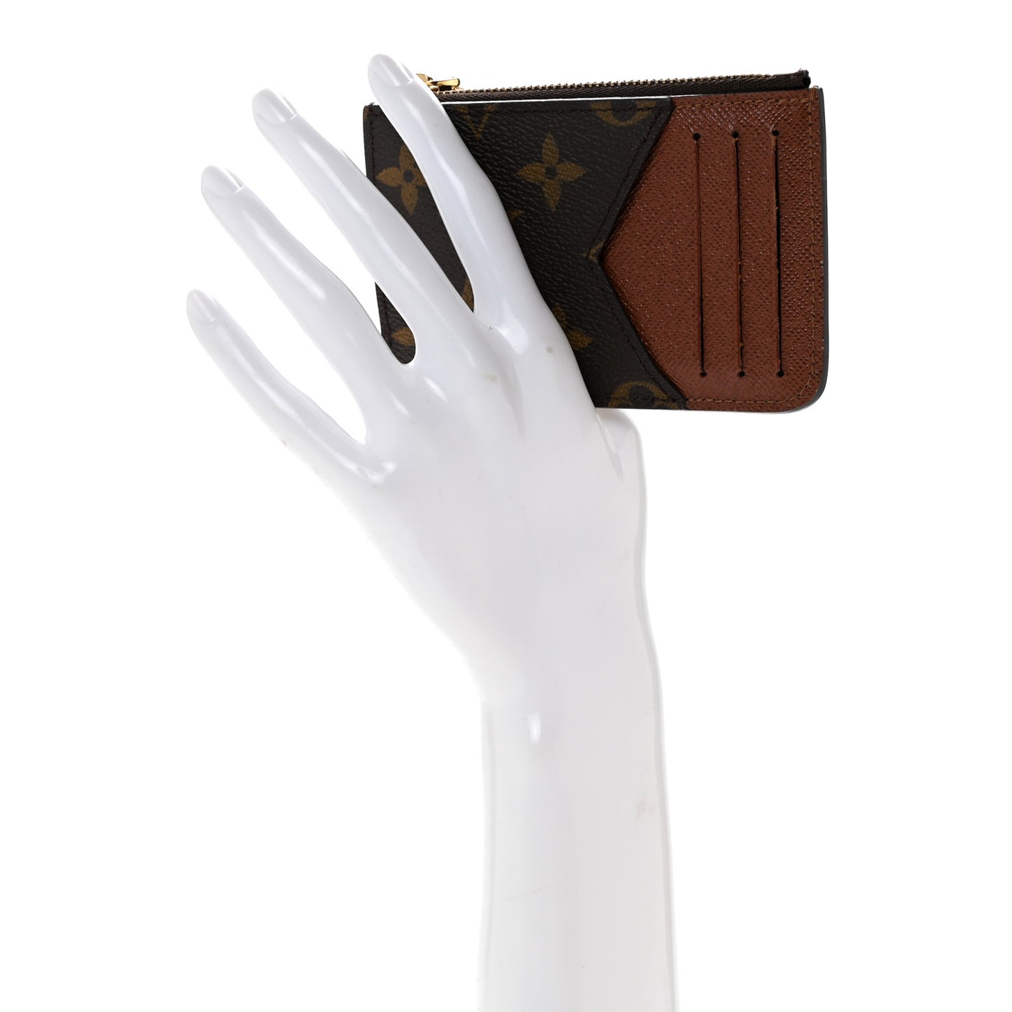 Monogram Zipped Romy Card Holder