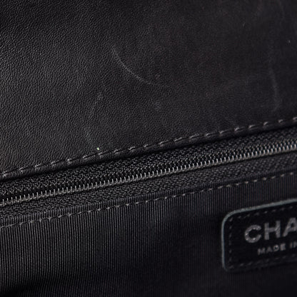 Chanel Lambskin Chevron Quilted Single Flap Black 10 of 13