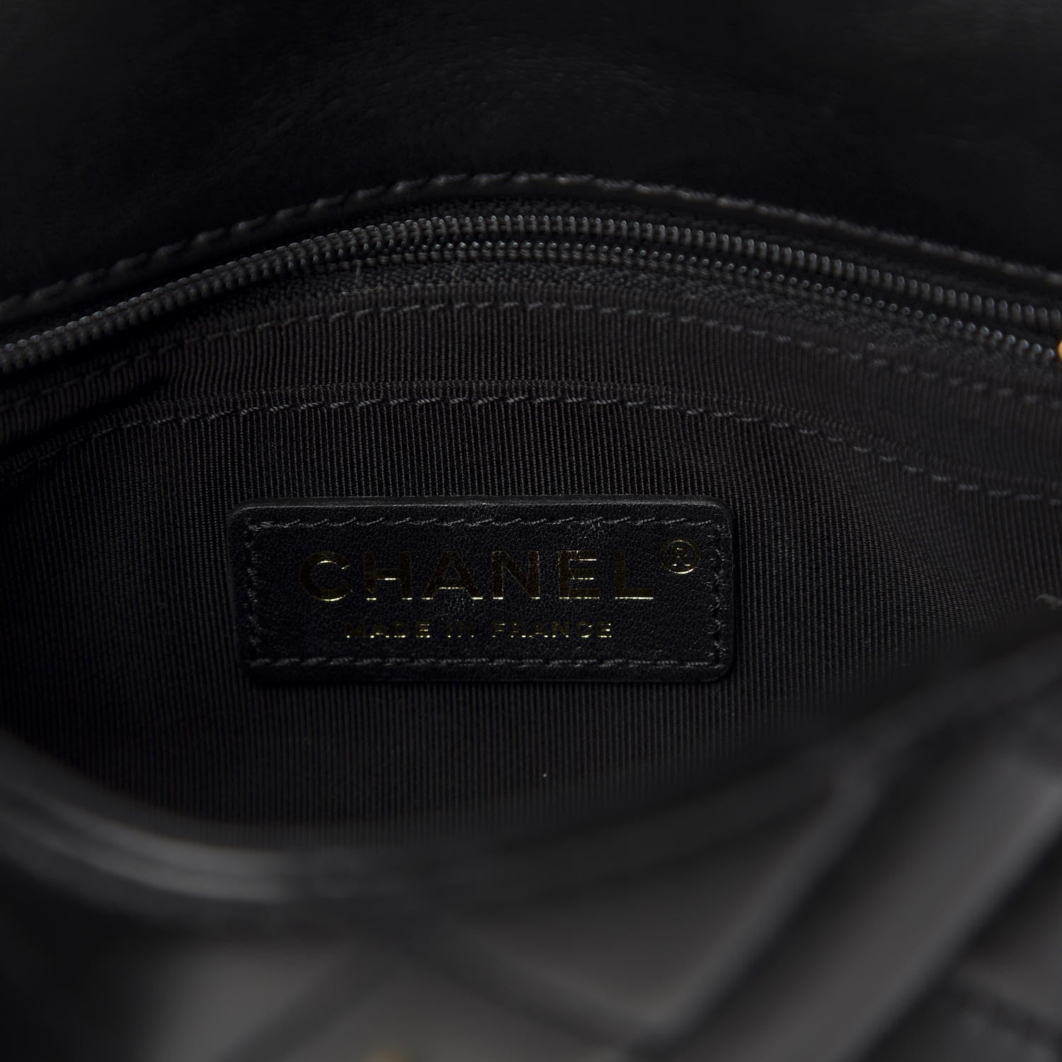 Chanel Shiny Lambskin Quilted Small Montcoco Flap Black 8 of 11