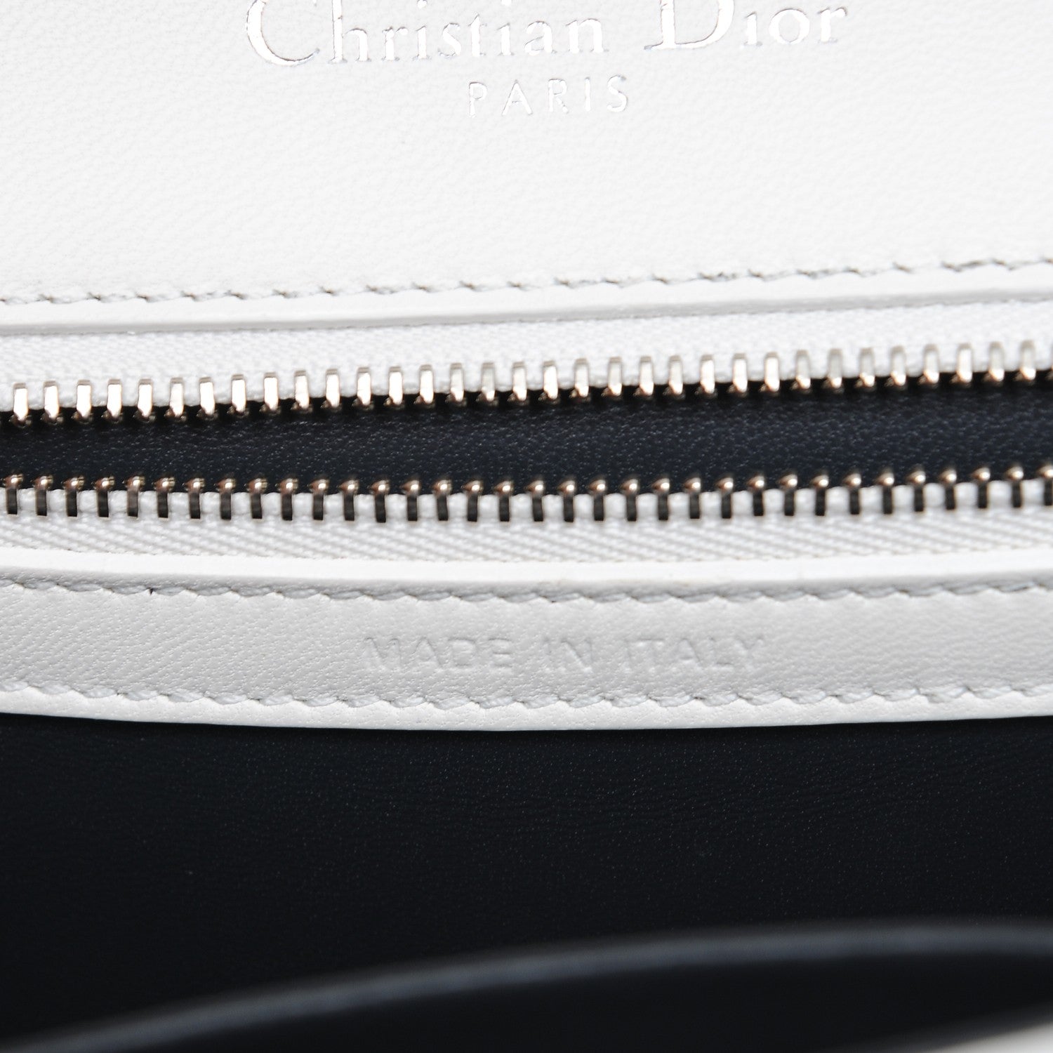 Christian Dior Patent Micro-Cannage Small Diorama Flap Bag White 8 of 21