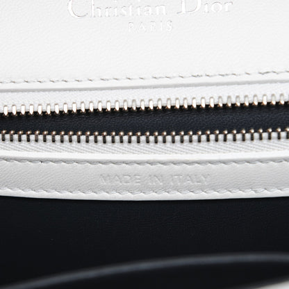 Christian Dior Patent Micro-Cannage Small Diorama Flap Bag White 8 of 21