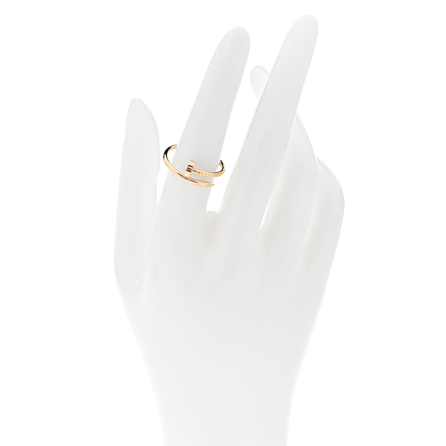 Cartier 18K Yellow Gold Small Juste Un Clou Ring 54 7 2 of 6