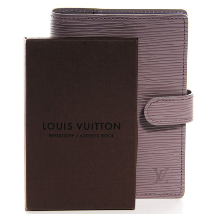 Louis Vuitton Epi Small Ring Agenda Lilac 5 of 8