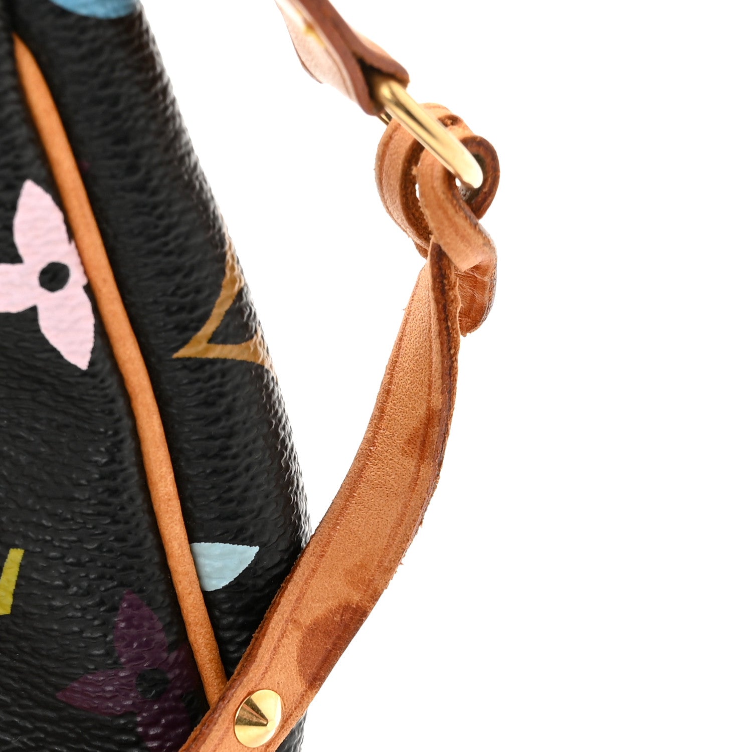 Louis Vuitton LOUIS VUITTON Monogram Multicolor Pochette Accessories Black 10 of 10