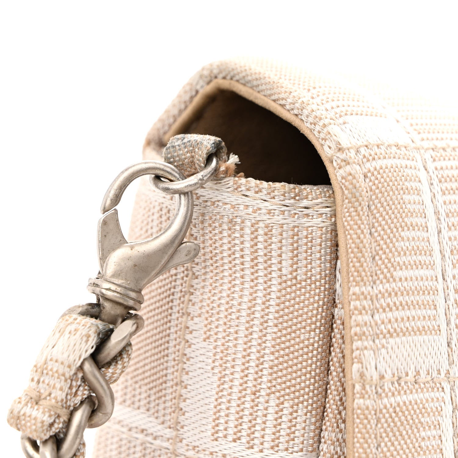 Chanel Nylon Travel East West Flap Beige 12 of 12