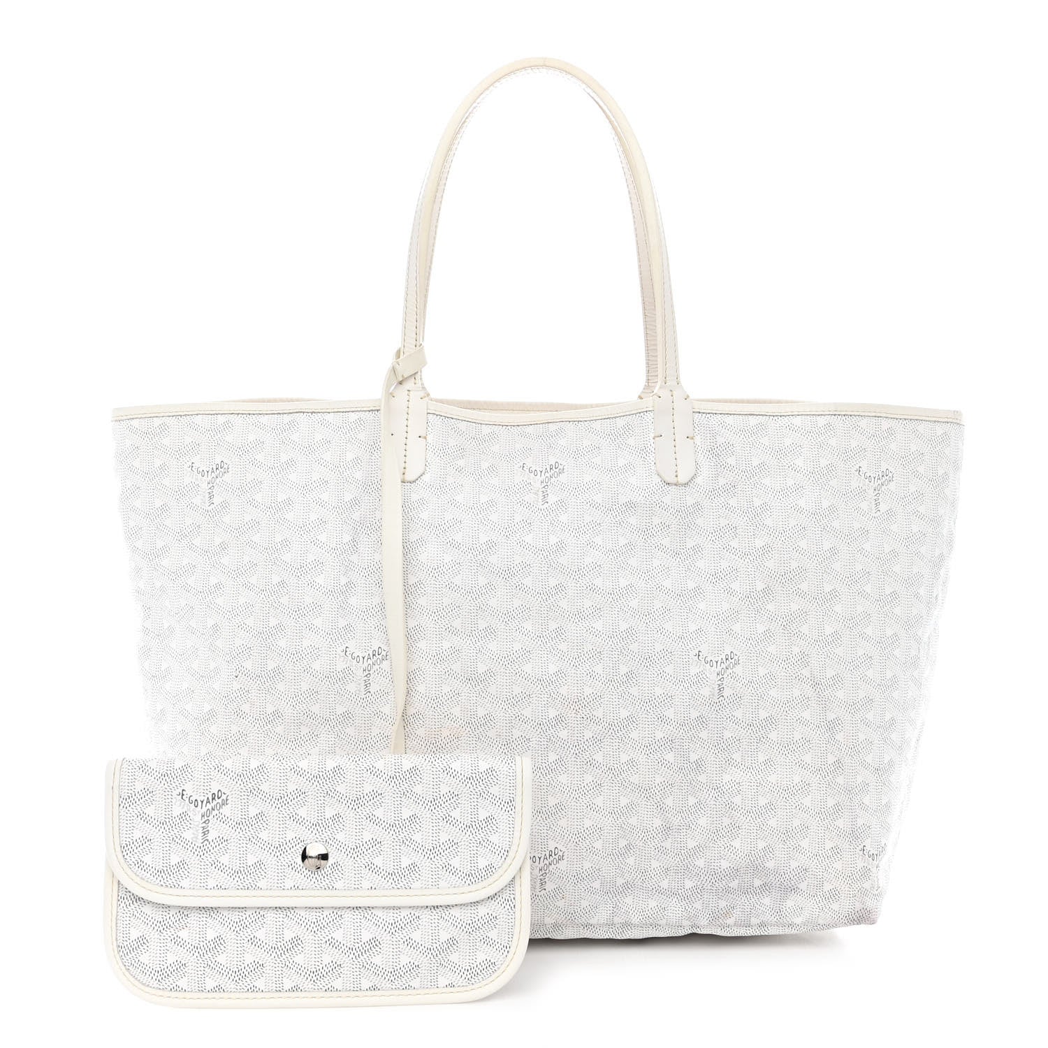 Goyard Goyardine Saint Louis PM White 1 of 22
