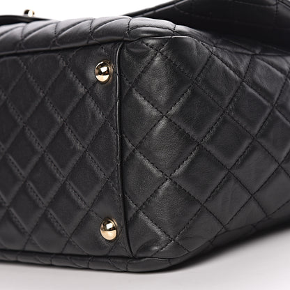 Chanel Calfskin Quilted XXL Travel Flap Bag Black 10 of 10