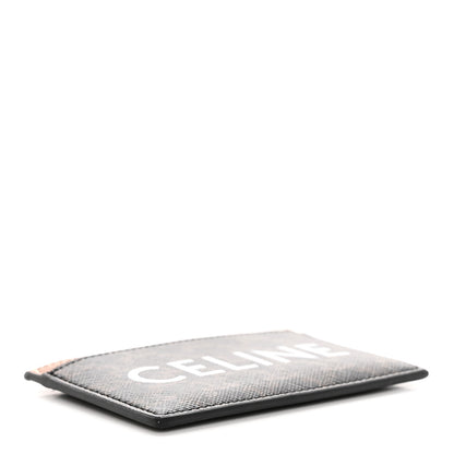Celine Triomphe Canvas Card Holder Tan 4 of 9