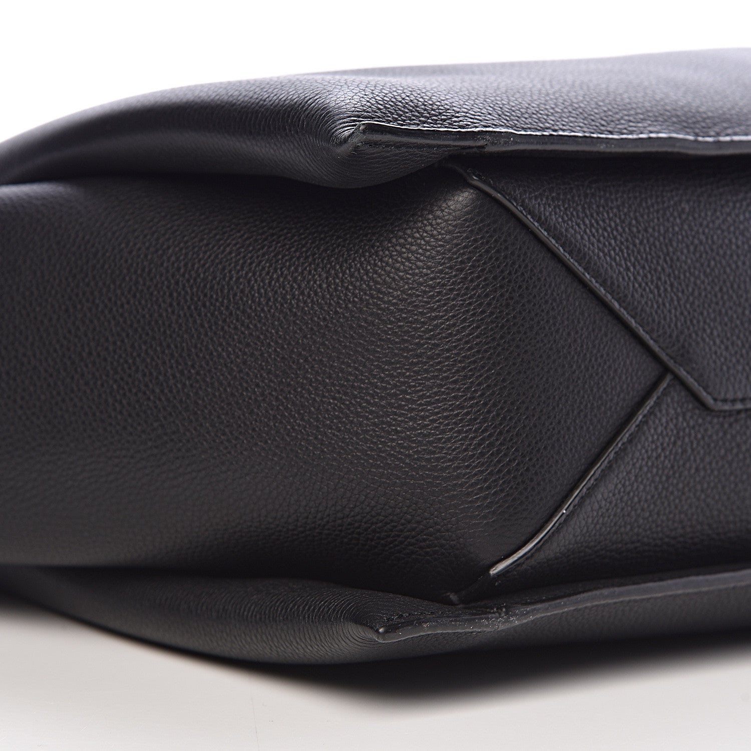 Celine Baby Grained Calfskin Medium Tri-Fold Bag Black 10 of 11