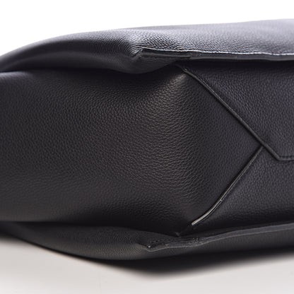 Celine Baby Grained Calfskin Medium Tri-Fold Bag Black 10 of 11