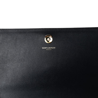 Saint Laurent Grain De Poudre Medium Classic Monogram Kate Satchel Deep Marine 7 of 11