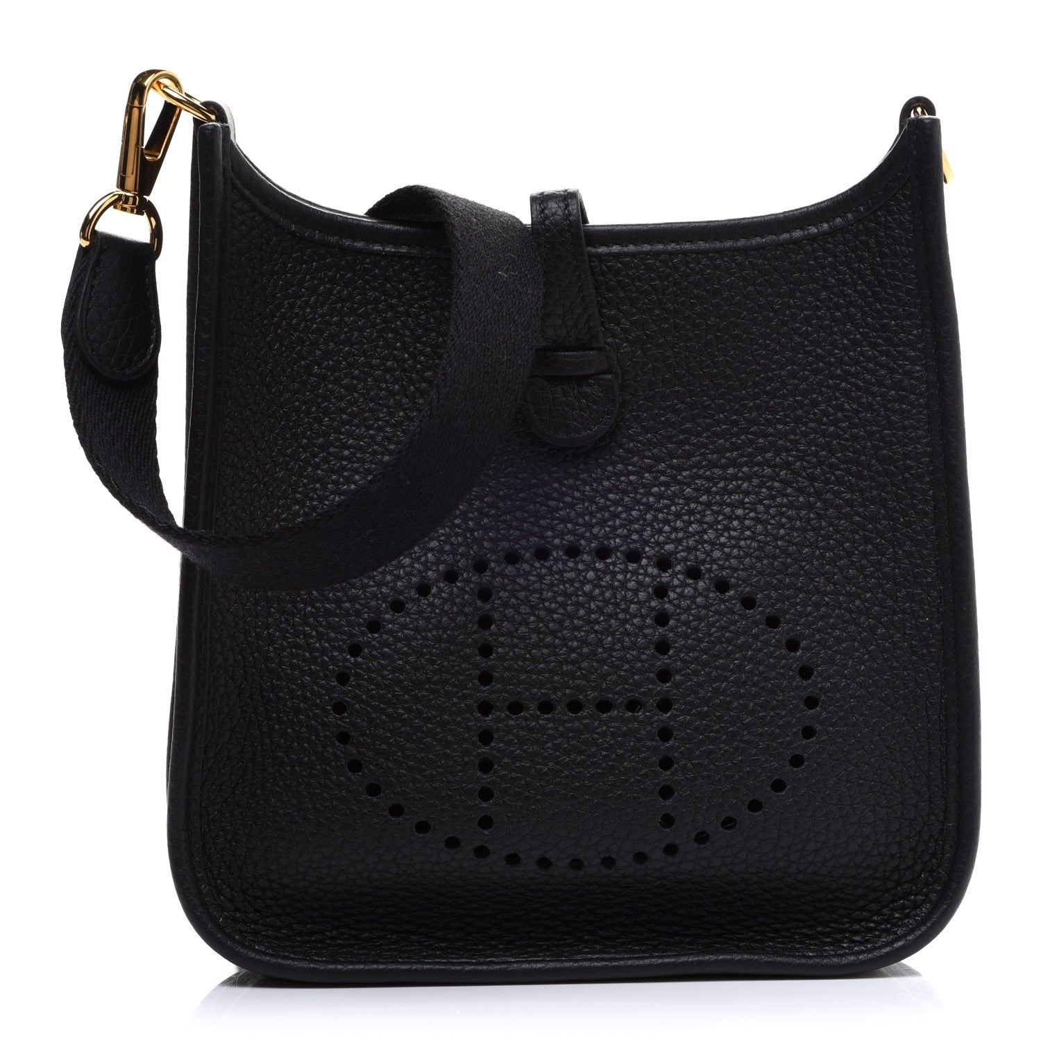 Hermes Taurillon Clemence Evelyne TPM Black 1 of 10