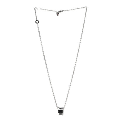 Bulgari Sterling Silver Ceramic Save The Children Pendant Necklace 3 of 5