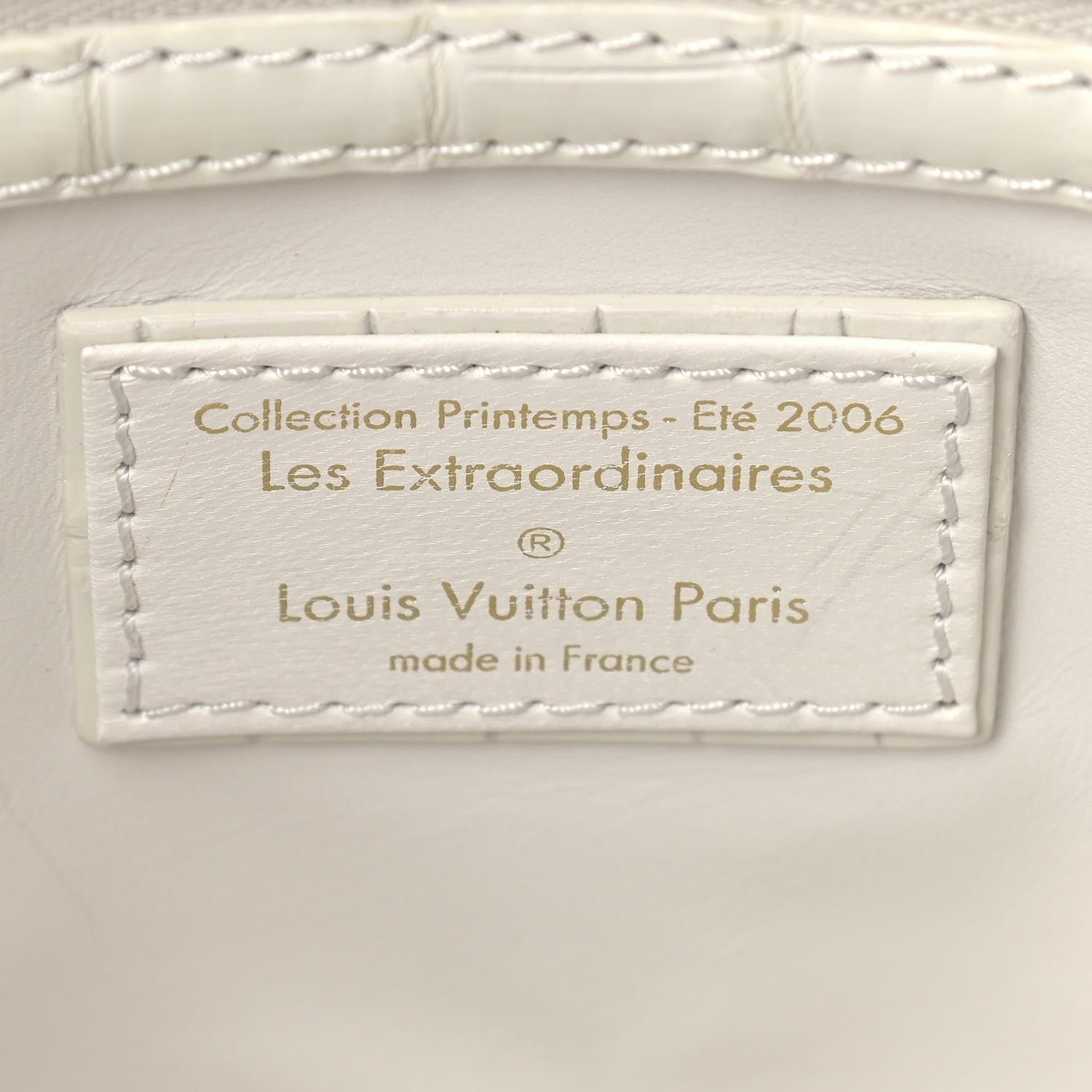 Louis Vuitton Calfskin Pony Hair Les Extraordinaires Tupelo PM White 6 of 14