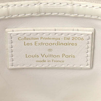 Louis Vuitton Calfskin Pony Hair Les Extraordinaires Tupelo PM White 6 of 14