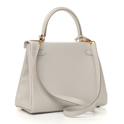 Hermes Evercolor Kelly Retourne 28 Gris Perle 2 of 10