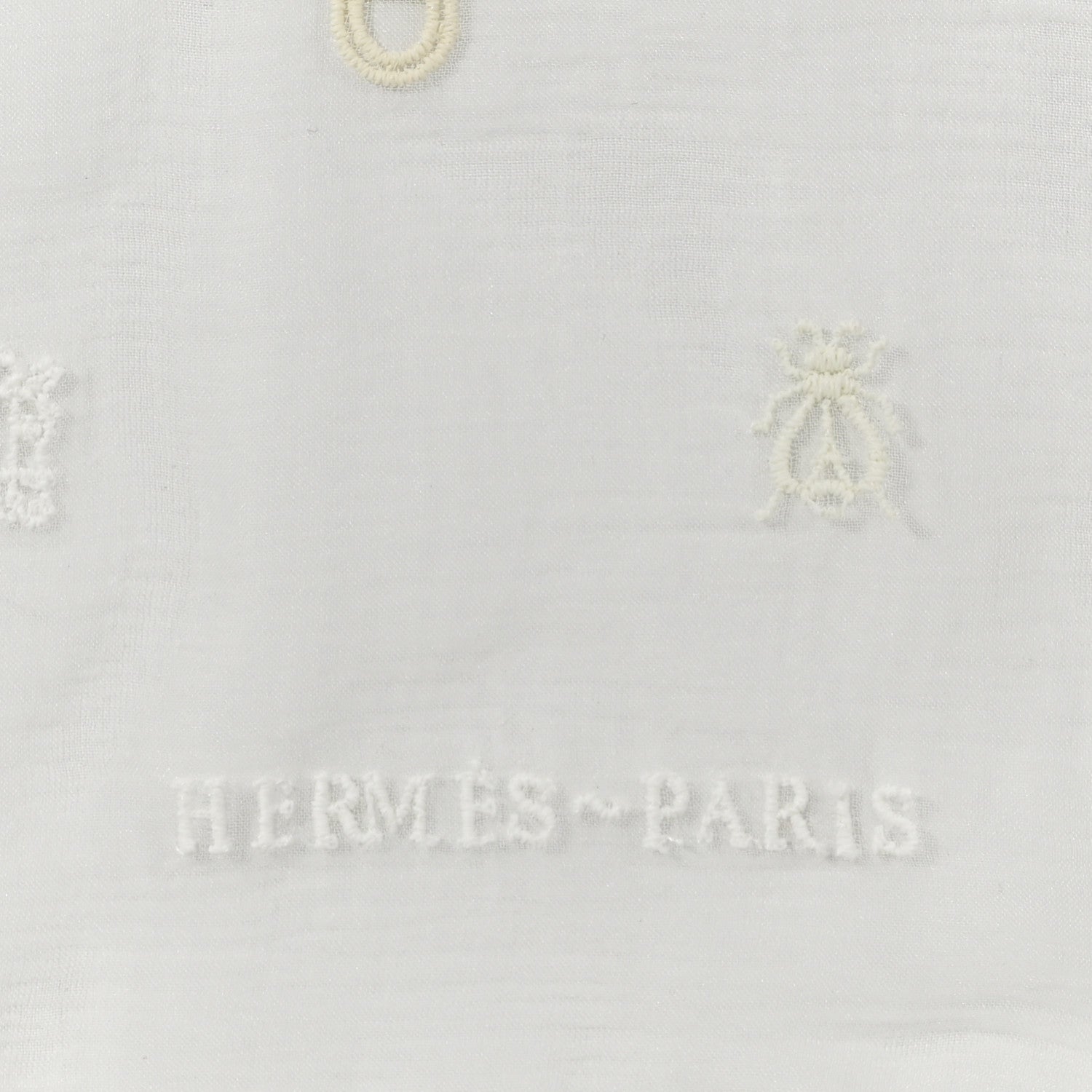 Hermes Silk Multicharms Scarf 100 White 2 of 3