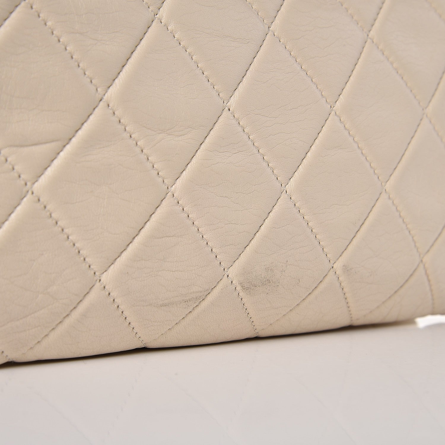 Chanel Lambskin Quilted Small Flap Ivory 10 of 11