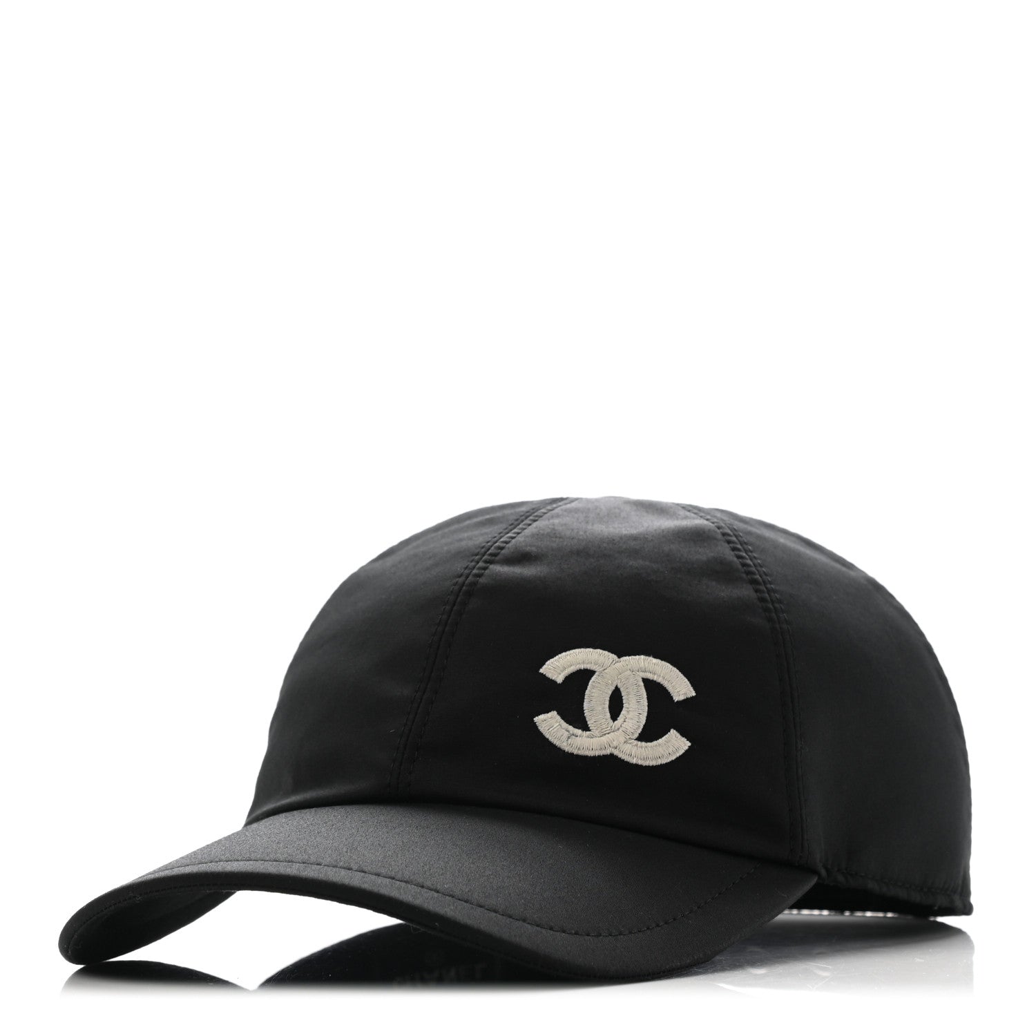 Chanel Cotton CC Cap Hat Black 1 of 9