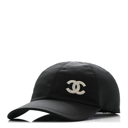 Chanel Cotton CC Cap Hat Black 1 of 9