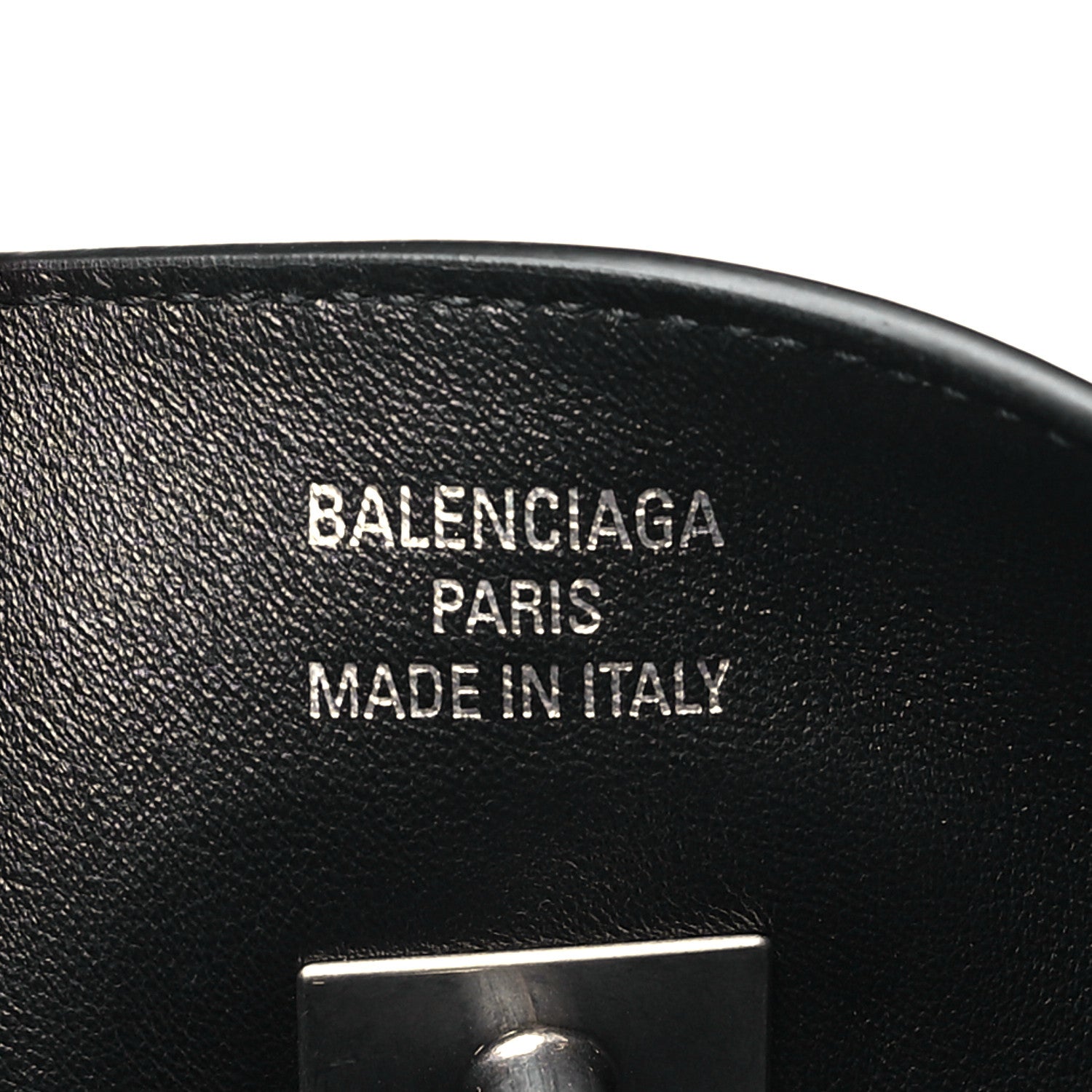 Balenciaga Smooth Calfskin Medium Bel Air Shoulder Bag Black 6 of 9