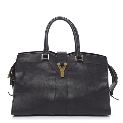 Saint Laurent Sheepskin Medium Cabas ChYc Black 1 of 15