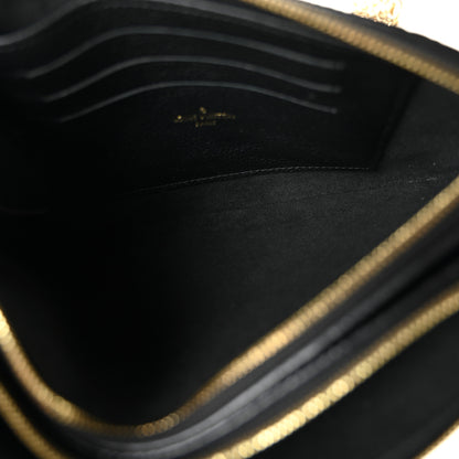Louis Vuitton Empreinte Double Zip Pochette Black 6 of 13