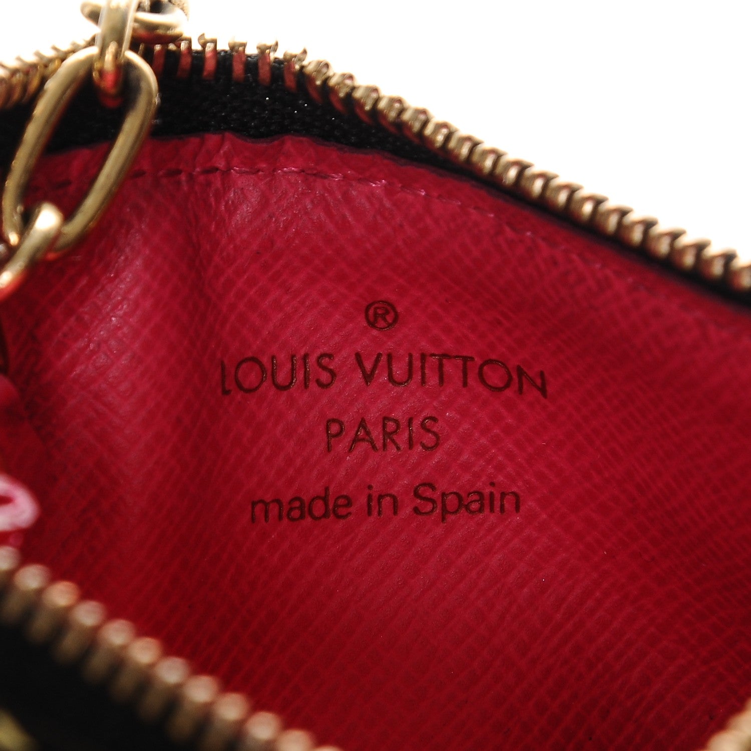 Louis Vuitton Monogram Multicolor Key Pouch Black Grenade 6 of 6
