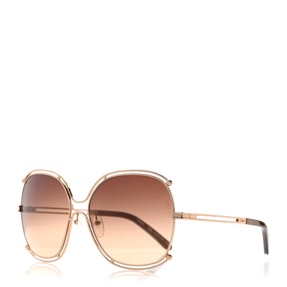Chloe Isidora Oversized Round Sunglasses CE122S Gold 1 of 7