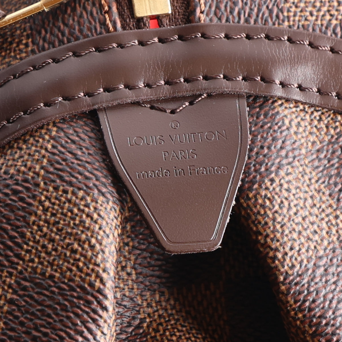Louis Vuitton Damier Ebene Rivington GM 6 of 9