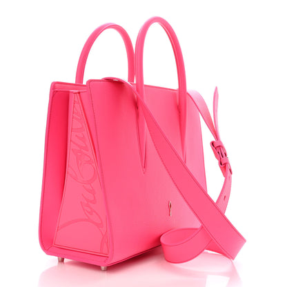 Christian Louboutin Calfskin Spikes Loubinthesky Medium Paloma Fuchsia 3 of 11