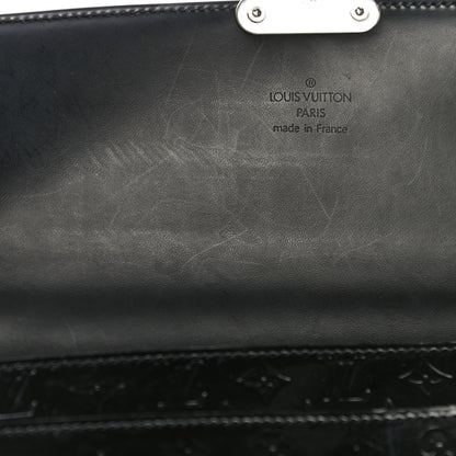 Louis Vuitton Monogram Glace Anouchka Pochette MM Black 12 of 23