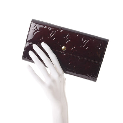 Louis Vuitton Vernis Sarah Wallet Amarante 2 of 9