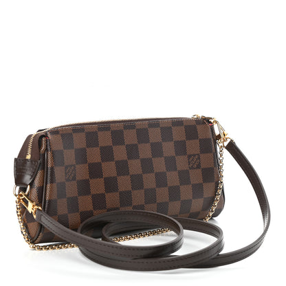 Louis Vuitton Damier Ebene Eva Clutch 3 of 9