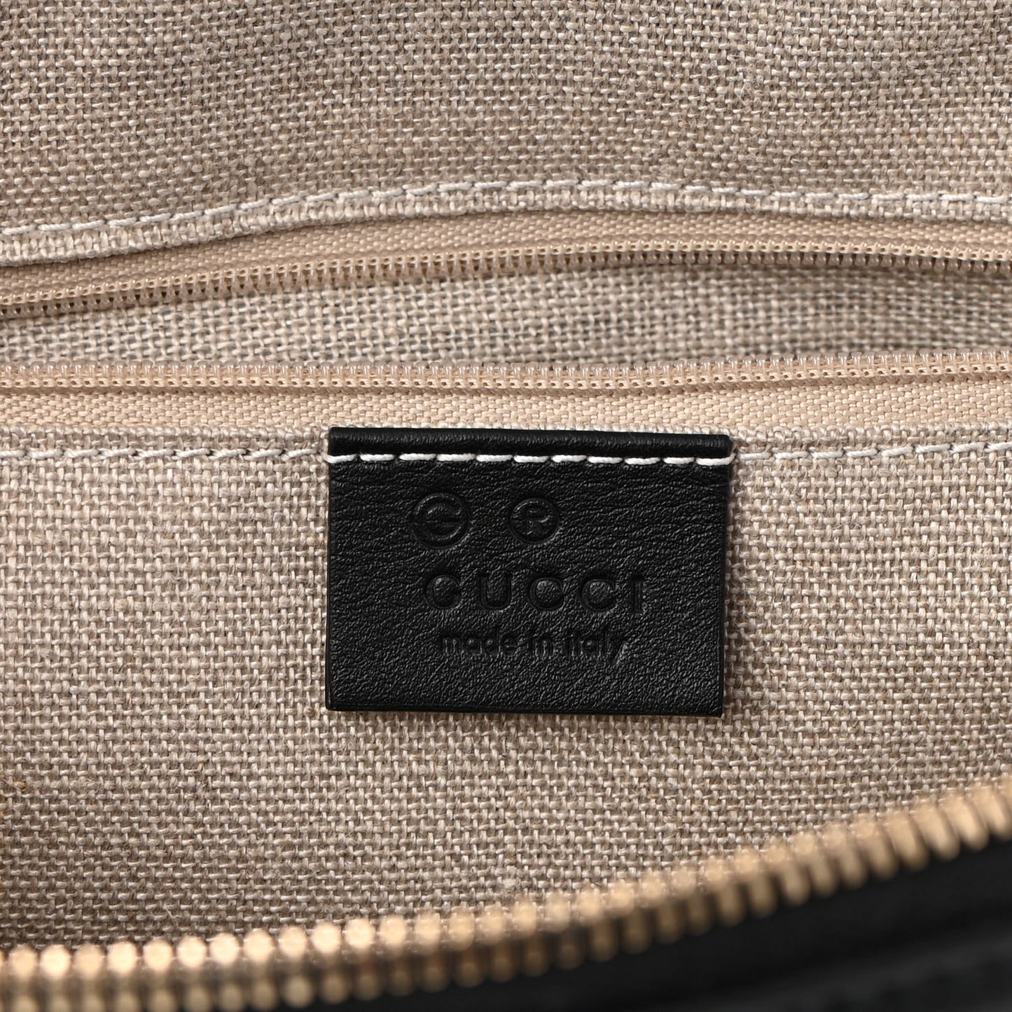 Microguccissima Medium Dome Bag Black