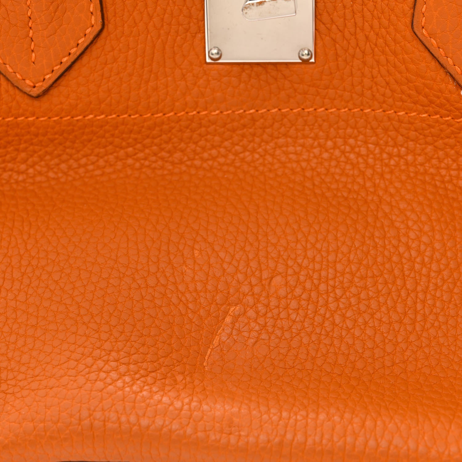 Hermes Taurillon Clemence JPG Birkin 42 Orange 29 of 30