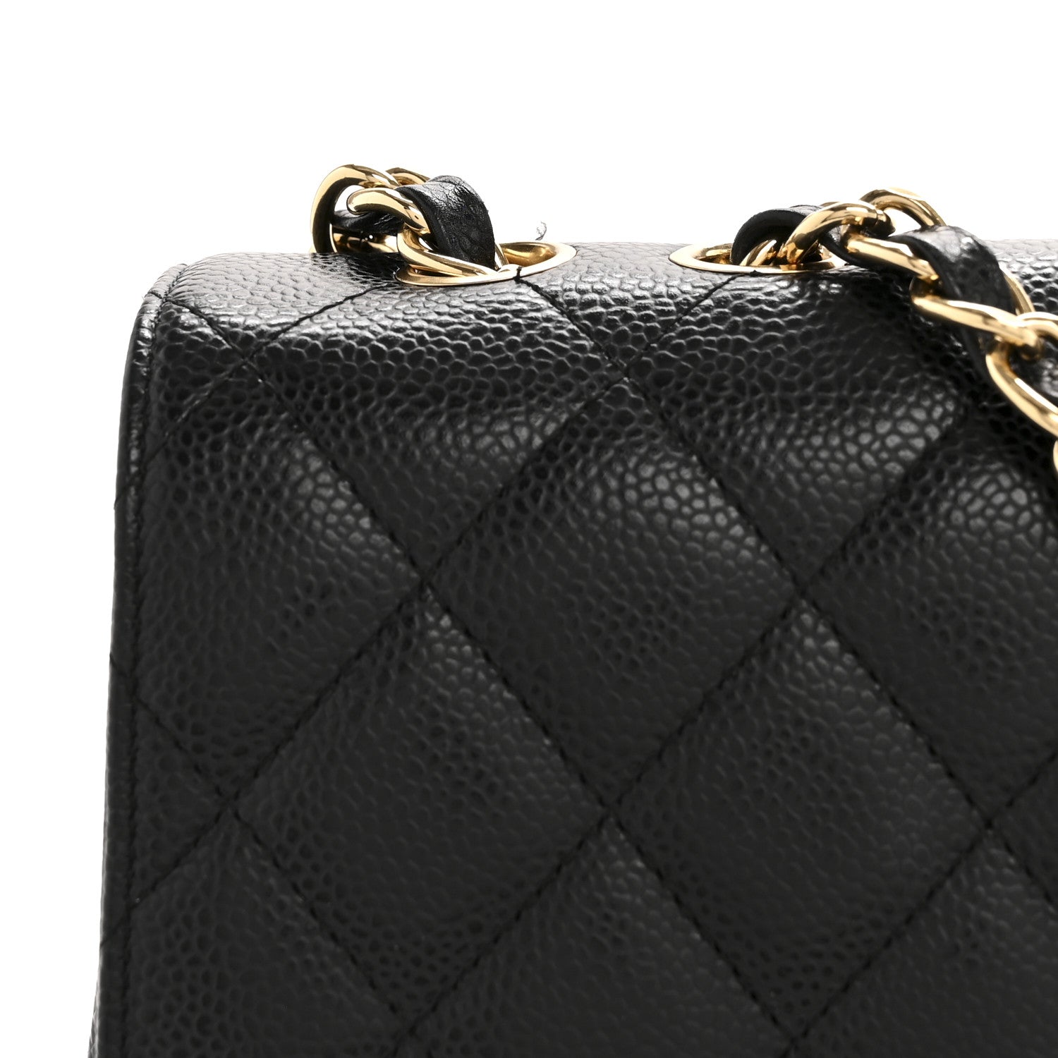 Chanel Caviar Quilted Jumbo Single Flap Black 11 of 12