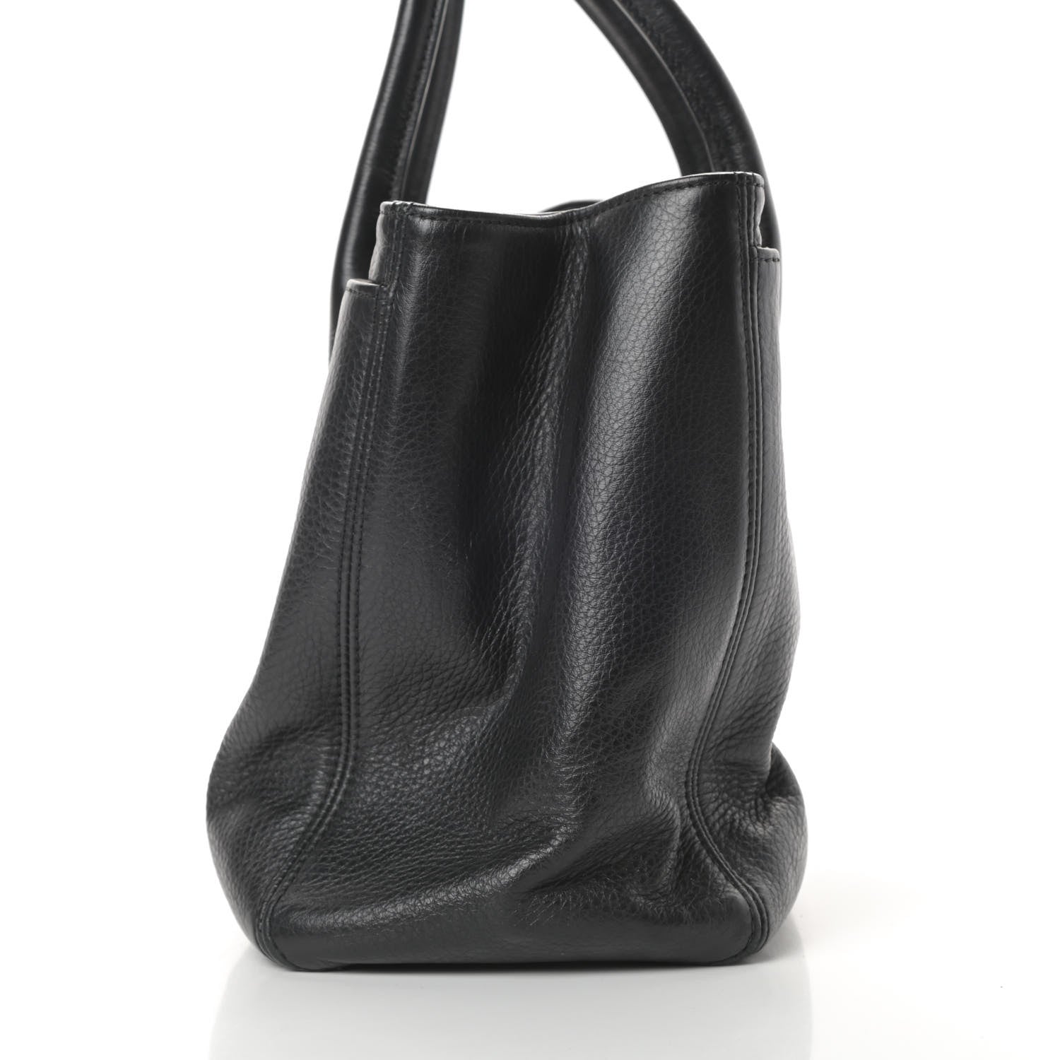 Chanel Calfskin Cerf Executive Shopper Tote Black 15 of 15