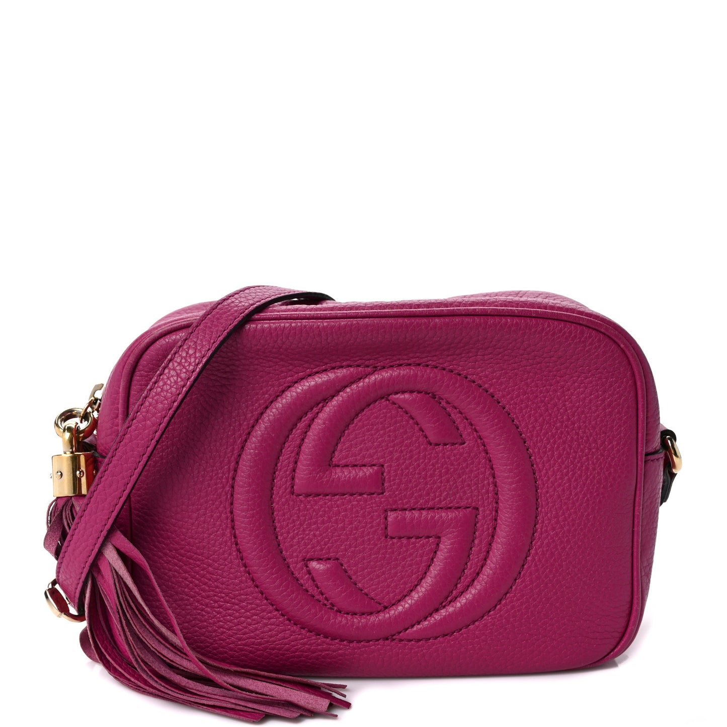 Cellrius Calfskin Small Soho Disco Bag Bright Bouganville