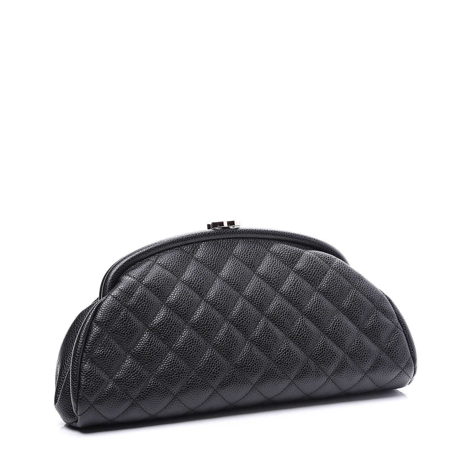 Chanel Caviar Quilted Timeless Clutch Black 2 of 10