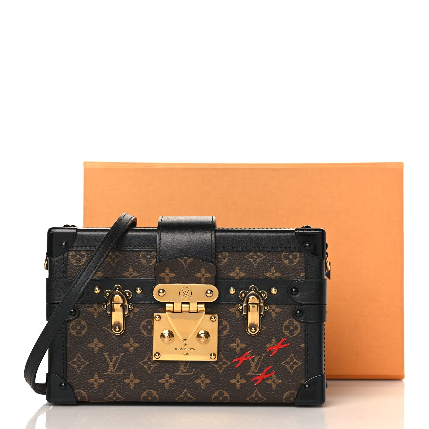 Louis Vuitton Monogram Petite Malle Black 11 of 11