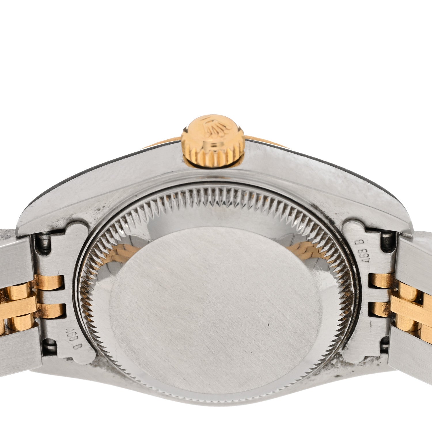 Rolex Stainless Steel 18K Yellow Gold 26mm Oyster Perpetual Datejust Watch Rhodium Roman 79173 4 of 4