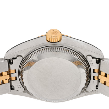 Rolex Stainless Steel 18K Yellow Gold 26mm Oyster Perpetual Datejust Watch Rhodium Roman 79173 4 of 4