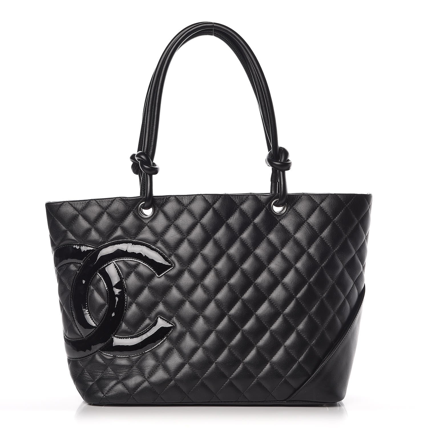 Chanel Calfskin Quilted Large Cambon Tote Black 1 of 10