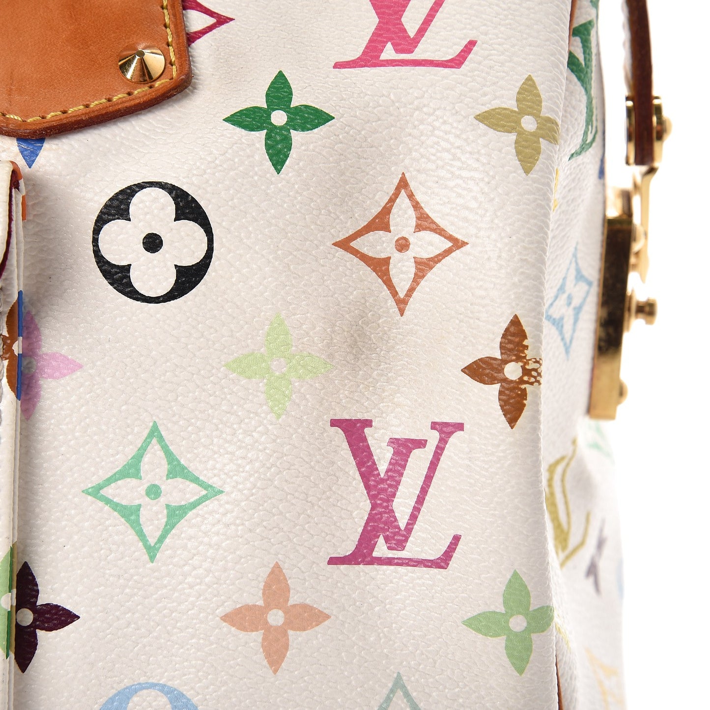 Monogram Multicolor Speedy 30 White