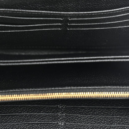 Louis Vuitton Empreinte Zippy Wallet Black 8 of 9